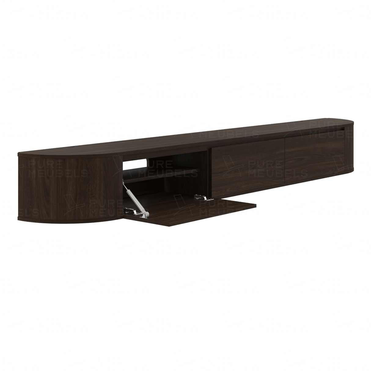 Aura Japandi Tv-meubel 272 x 35 x 33 cm - Walnoot