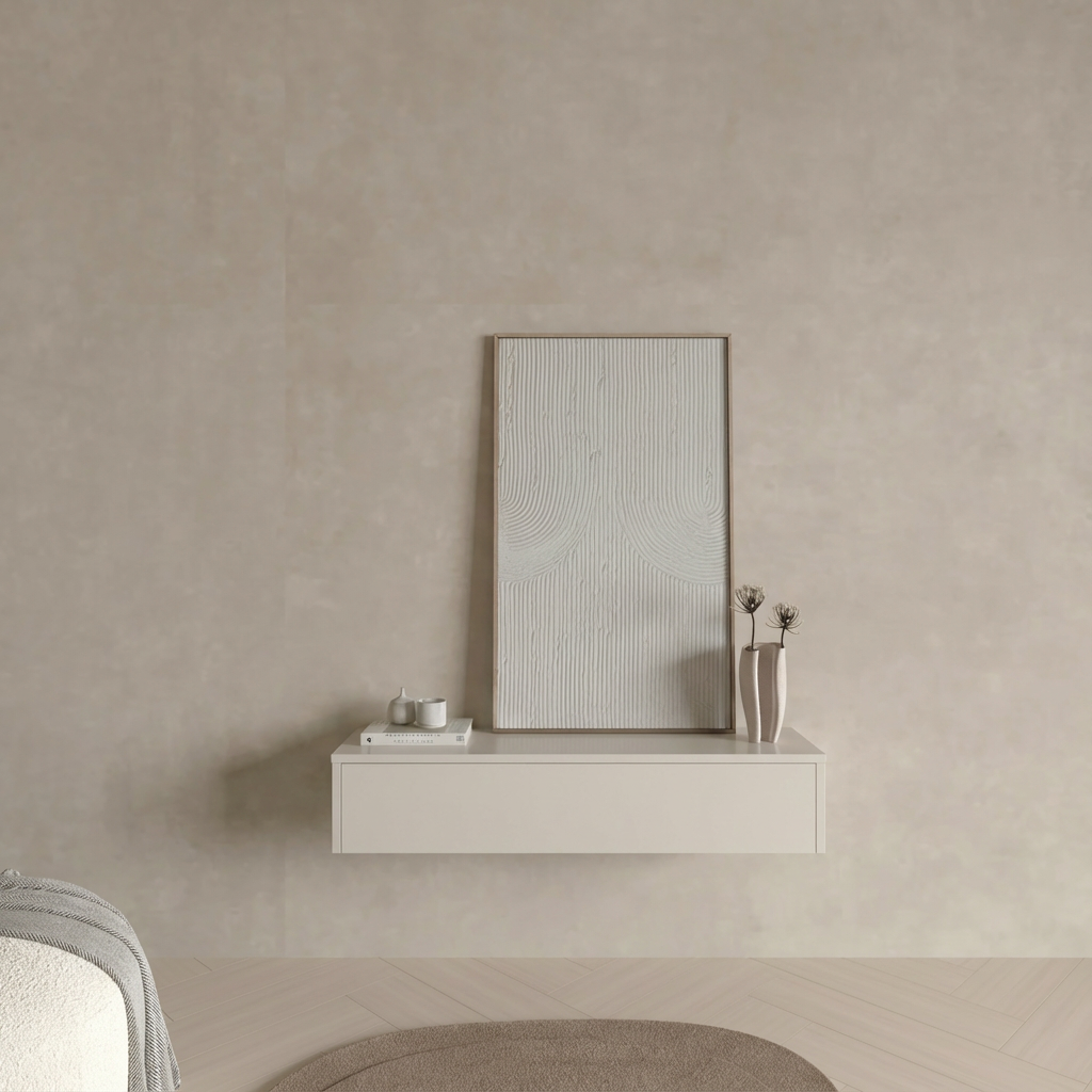 Gangkast Zwevend 60 x 26 x 20 cm - Beige