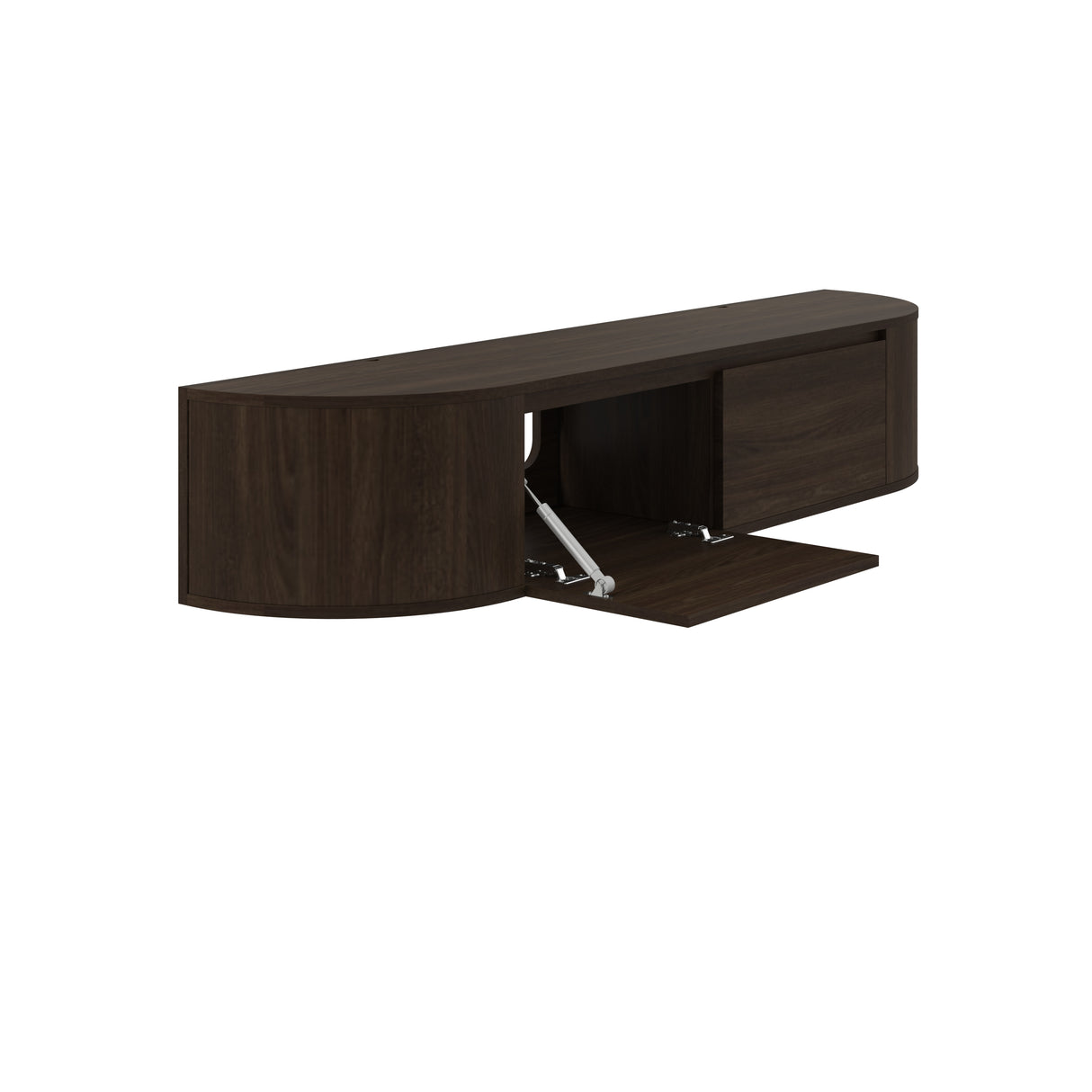Aura Japandi Tv-meubel 180 x 35 x 33 cm - Walnoot