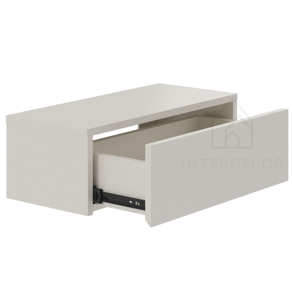 Gangkast zwevend beige 60x20x15 cm