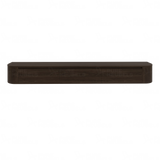 Dulce curved TV-Meubel zwevend walnut 240 cm