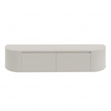 Aura curved TV-Meubel zwevend beige 180 cm