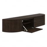 Aura curved TV-Meubel zwevend walnut 180 cm