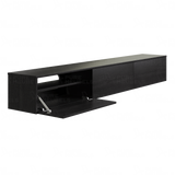 Madera TV-Meubel zwevend zwart 180 cm