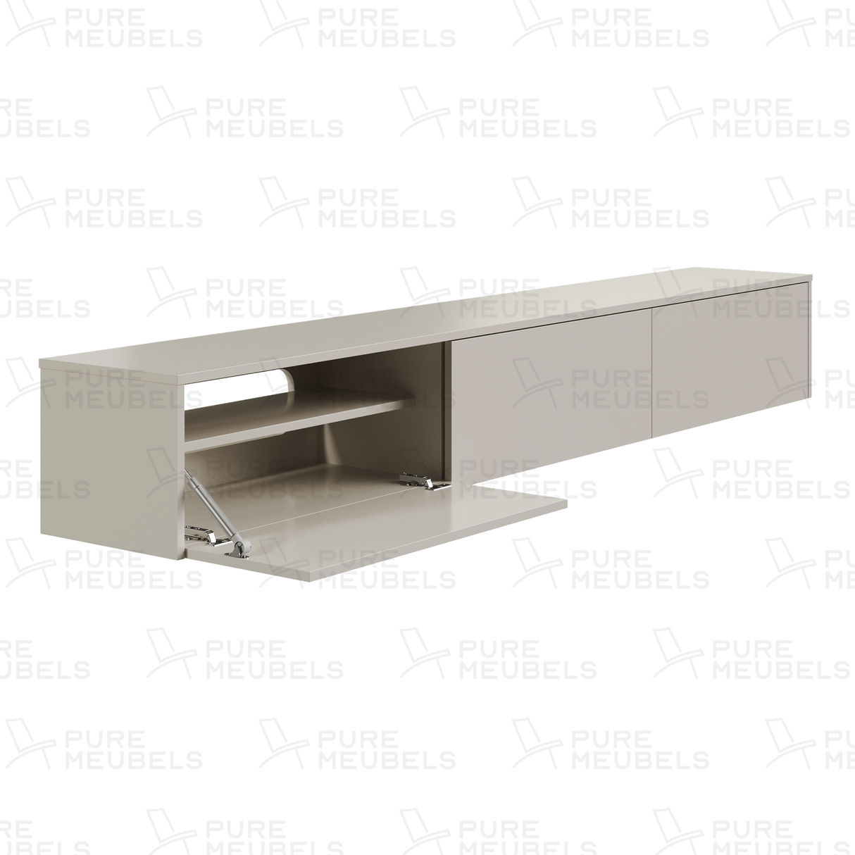 Madera TV-Meubel zwevend beige 240 cm