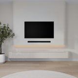 Dulce Japandi Tv-meubel 280 x 32 x 28 cm - Beige