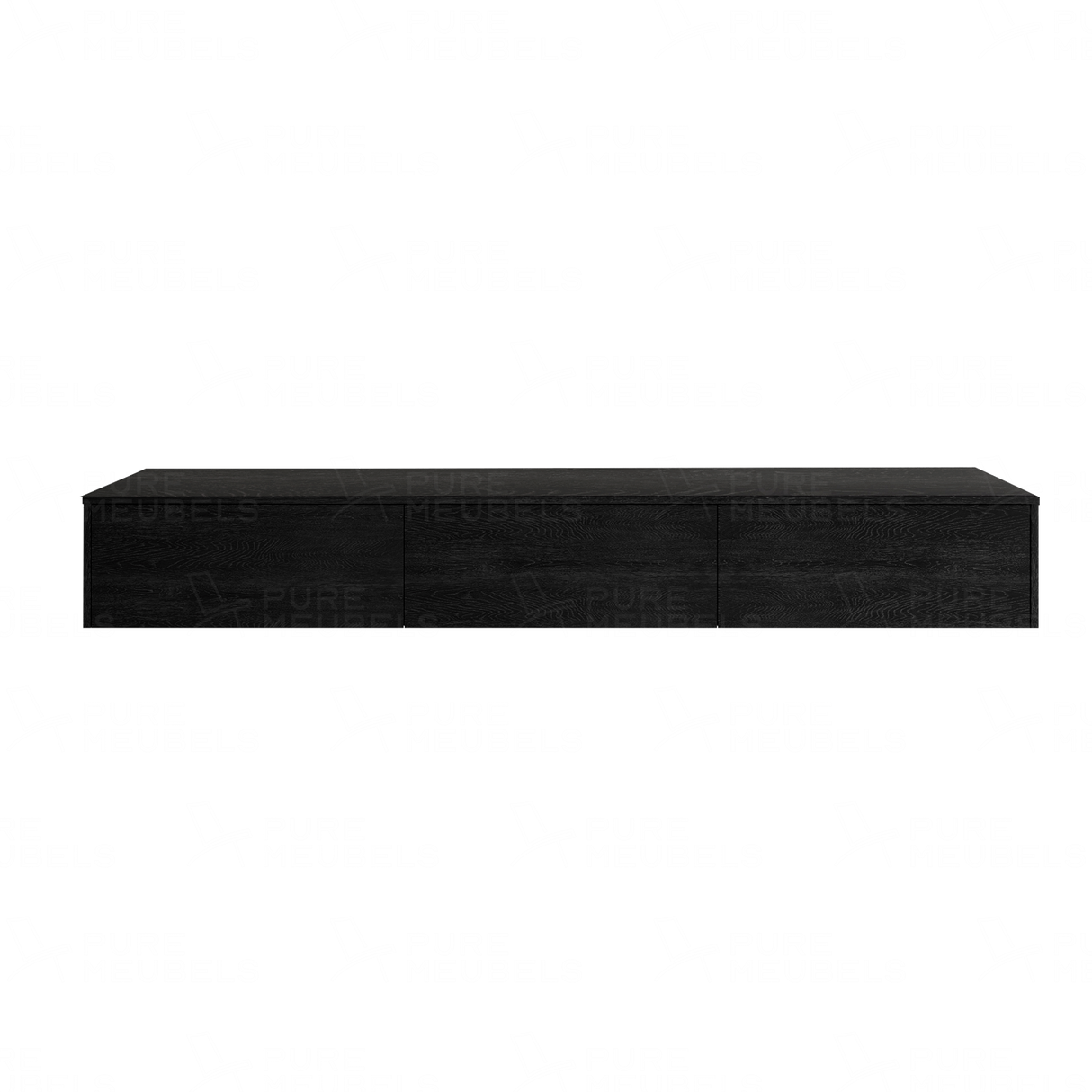 Madera TV-Meubel zwevend zwart 180 cm