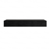 Madera TV-Meubel zwevend zwart 240 cm