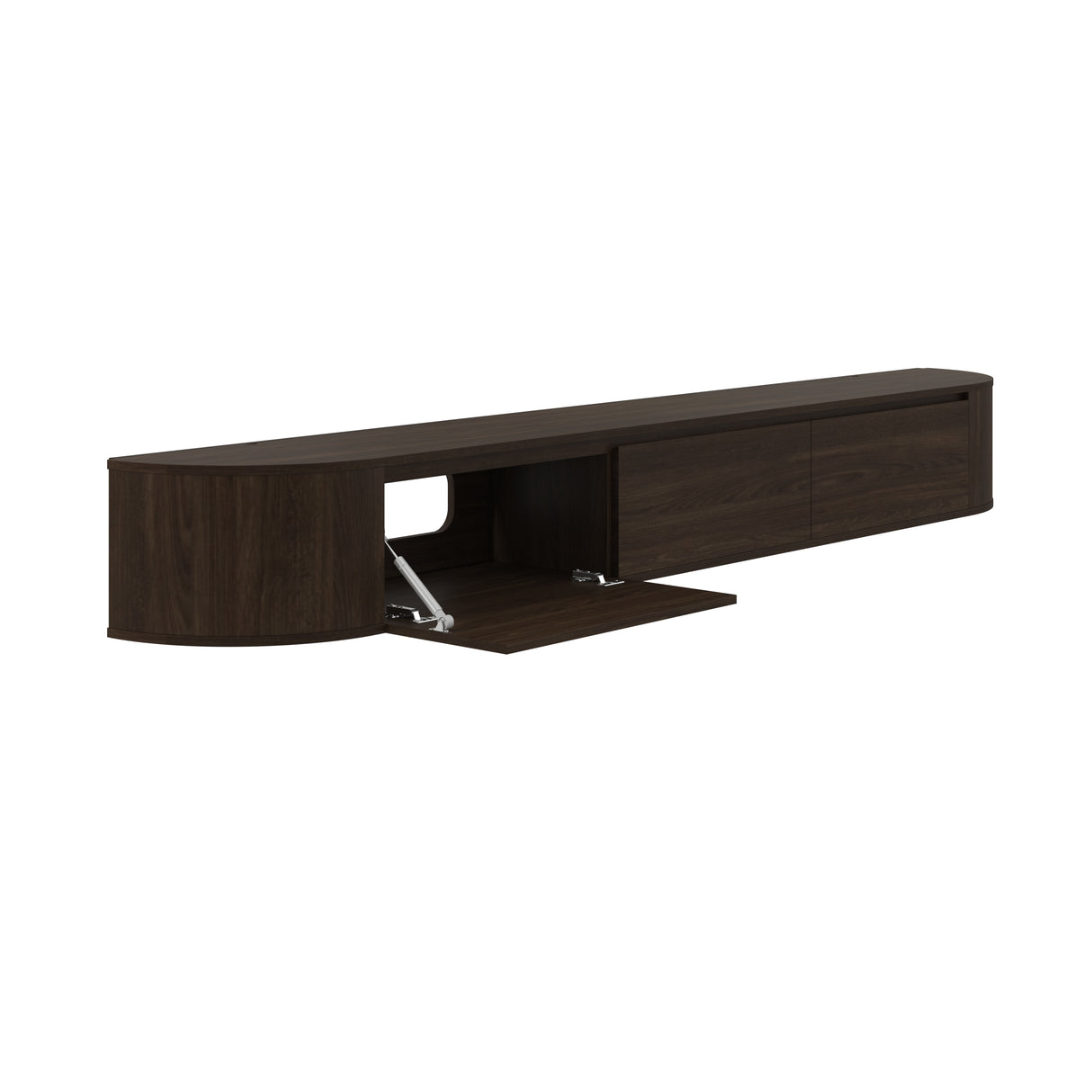 Aura Japandi Tv-meubel 272 x 35 x 33 cm - Walnoot