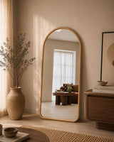 Wandspiegel Luna Naturel 180 × 100 cm