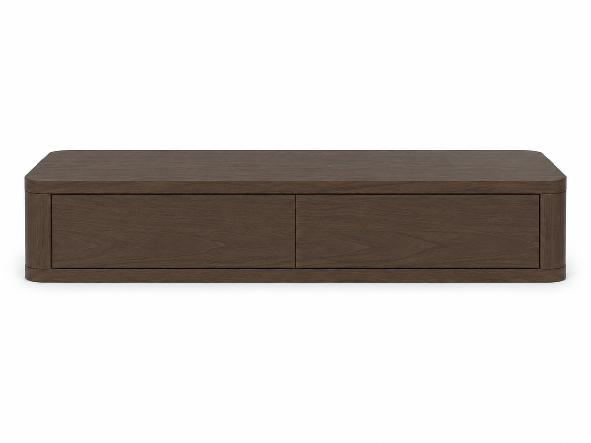 Gangkast Japandi Walnoot 100 x 27 x 15 cm