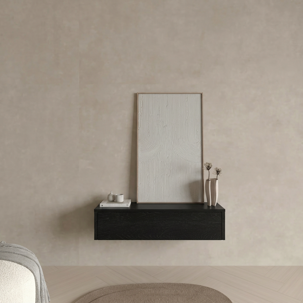 Gangkast Zwevend 60 x 26 x 20 cm - Zwart