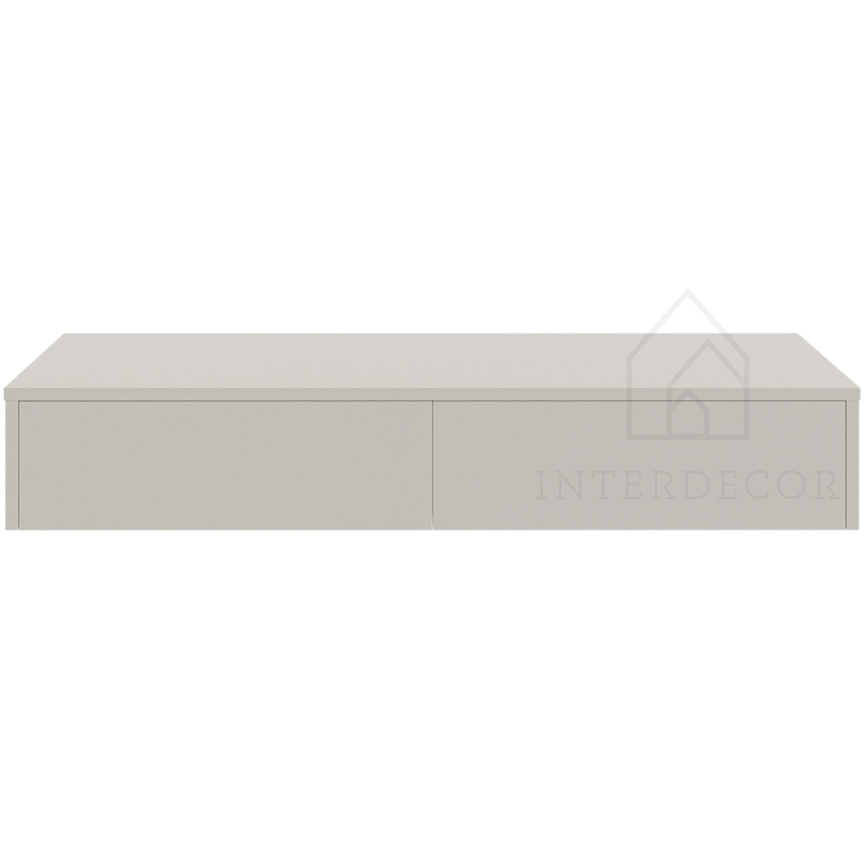 Gangkast zwevend beige 100x26x20 cm