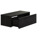 Gangkast zwevend zwart 60x20x15 cm