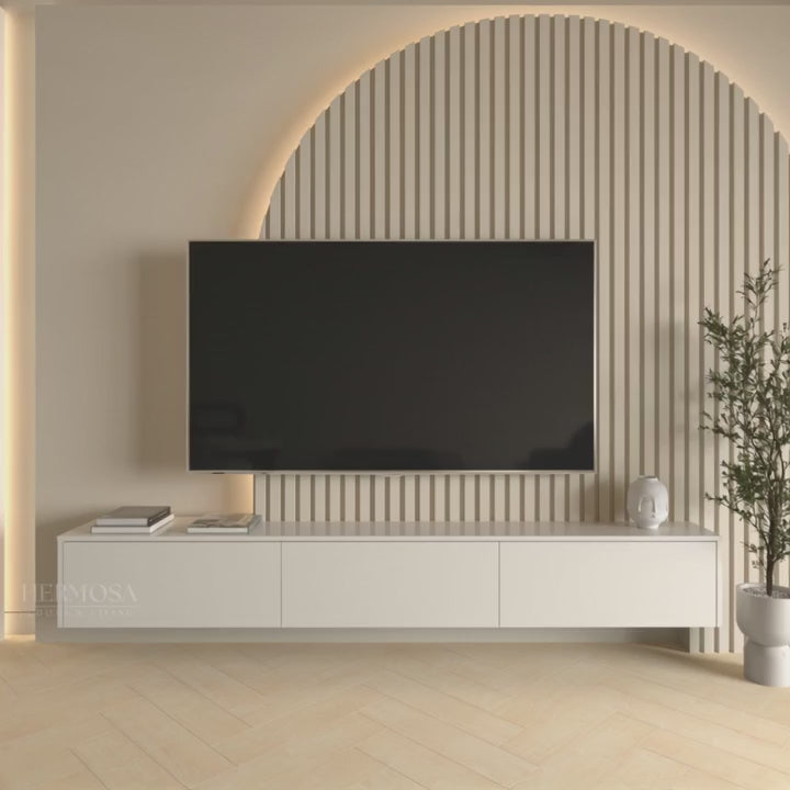 Madera TV-Meubel zwevend beige 240 cm