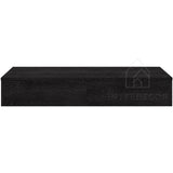 Gangkast zwevend zwart 100x20x15 cm